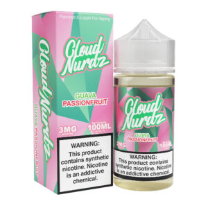 Guava Passionfruit - Cloud Nurdz Freebase - 100mL