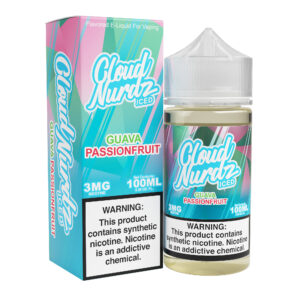 Guava Passionfruit Iced - Cloud Nurdz Freebase - 100mL